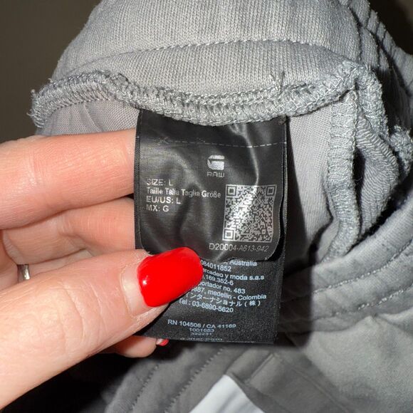 G-Star Raw Sport Insert SW Short - Gray/White L - Picture 9 of 10